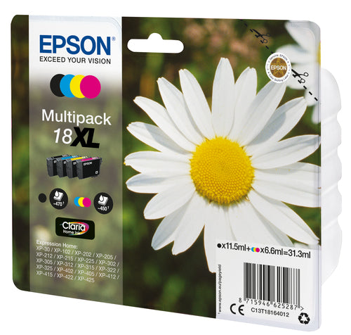 Epson Daisy Multipack 4-colours 18XL Claria Home Ink Epson Daisy Multipack 4-colours 18XL Claria Home Ink